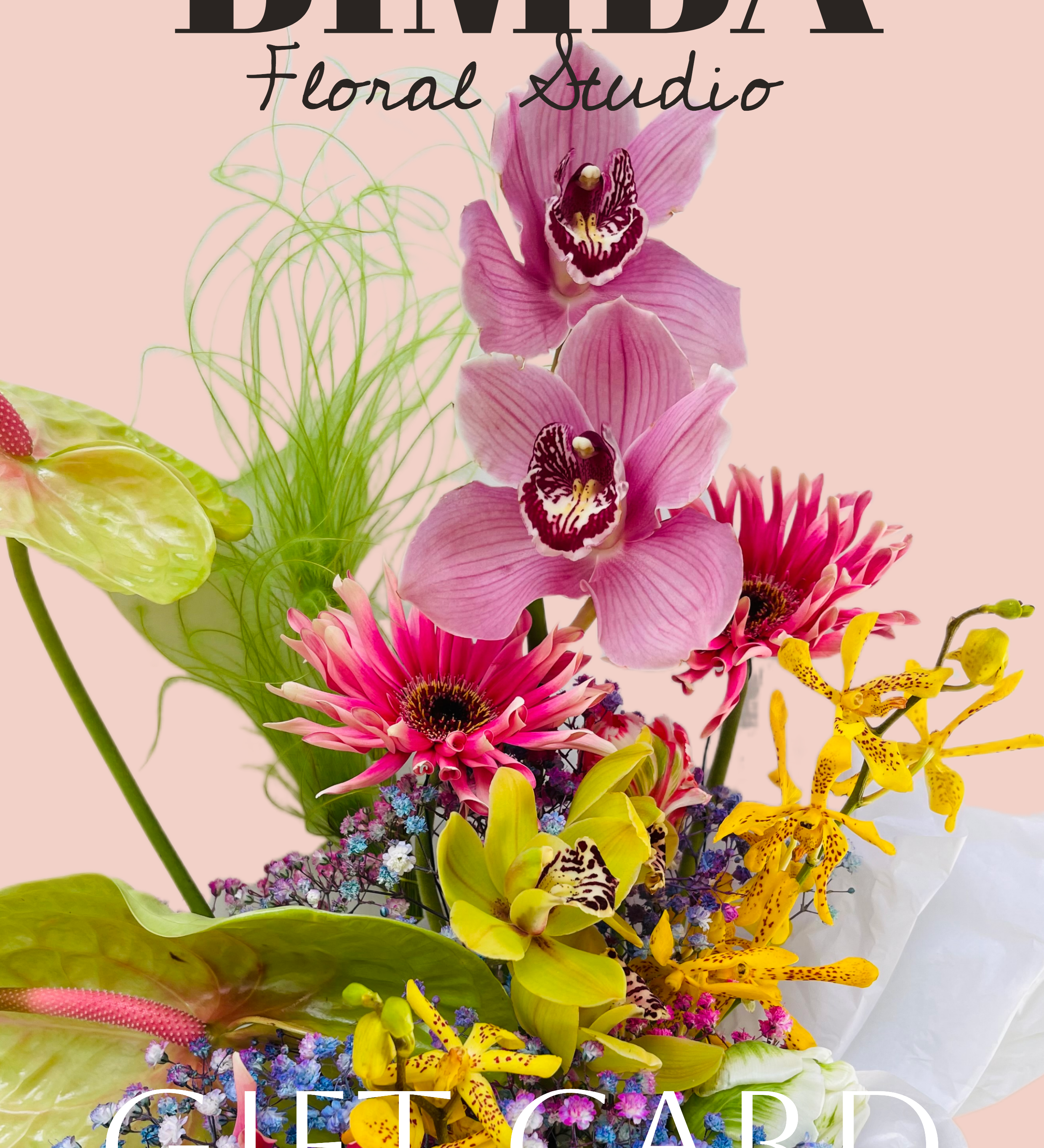 BIMBA GIFT CARD FOR SEASONAL FLOWERS IN LONDON