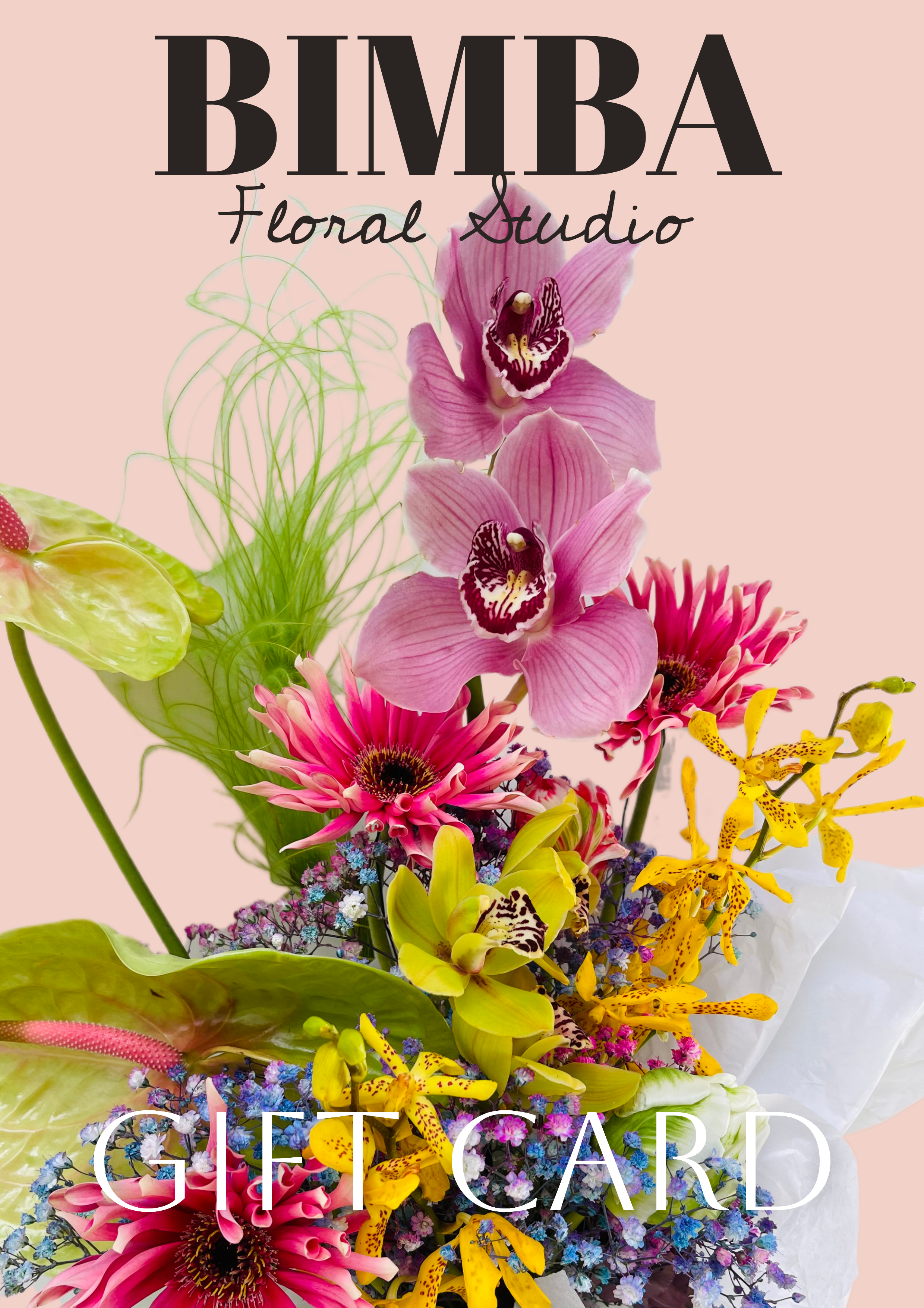 BIMBA GIFT CARD FOR SEASONAL FLOWERS IN LONDON